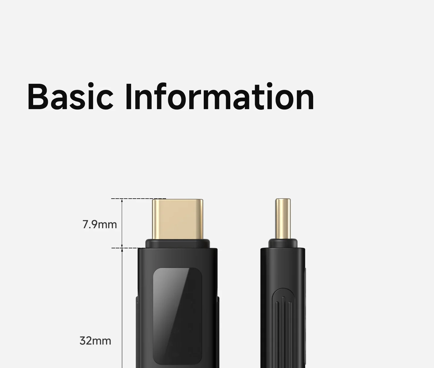 USB4 Adapter with LED Display 80Gbps Hagibis