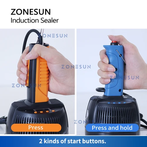 ZONESUN 휴대용 유도 밀봉기, 휴대용 전자기 병 밀봉 기계, 알루미늄 호일 뚜껑, 플라스틱 바이알 ZS-DL800 4