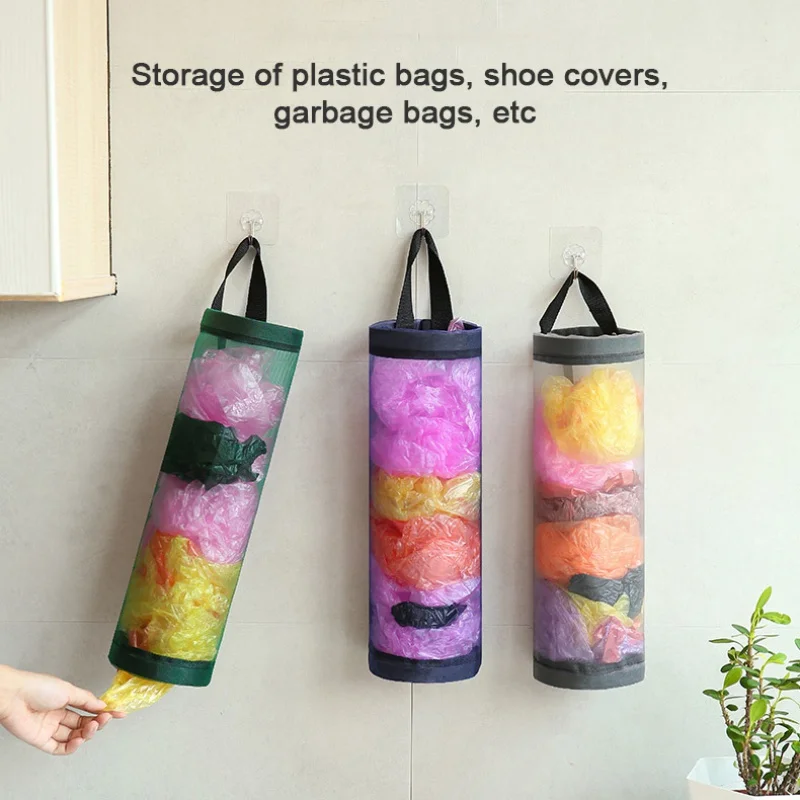Tanio Strona główna worek na śmieci wiszący pokrowiec plastikowe torby organizacja dozownik sklep