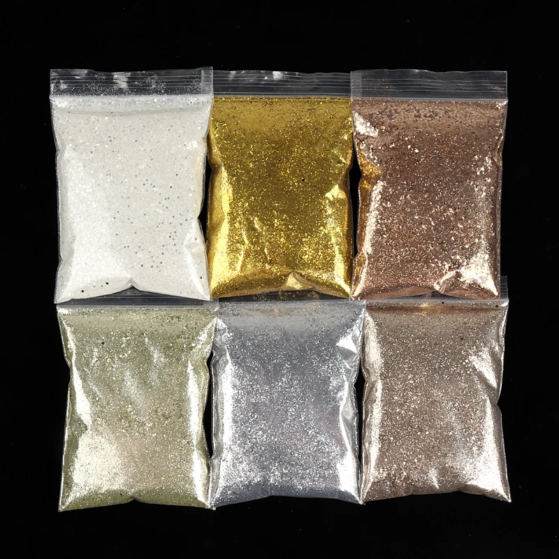 

50g Holographic Glitter Powder Sparkling Epoxy Resin Glitter Filling Resin Mold Pigment Jewelry Making DIY Nail Art Decorations