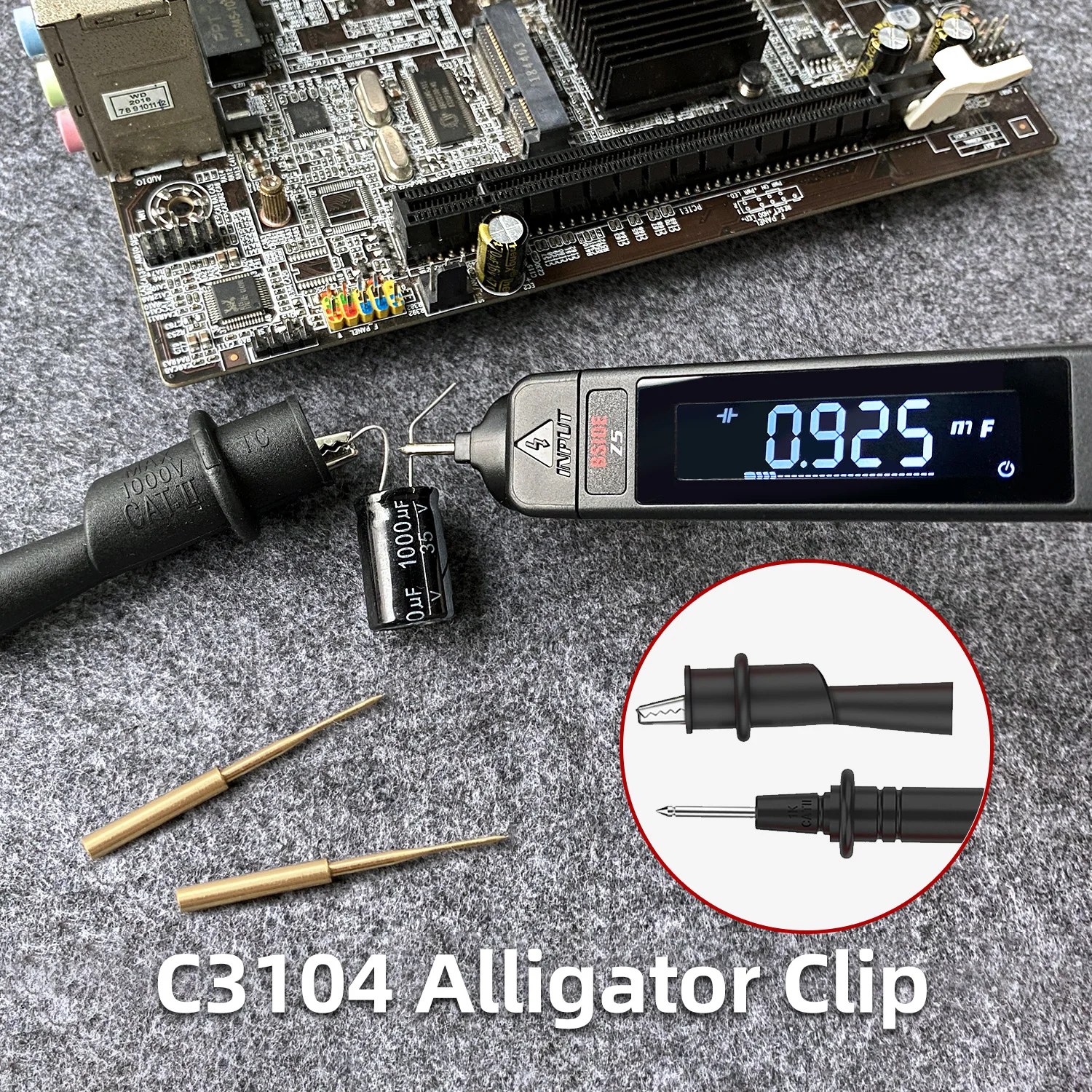 Digital Multimeter Multimeter Tester BSIDE Smart Digital Multimeter DC AC Voltmeter Voltage Detector Capacitance Ohm Hz Continuity NCV Test Continuity Live Meter Z5