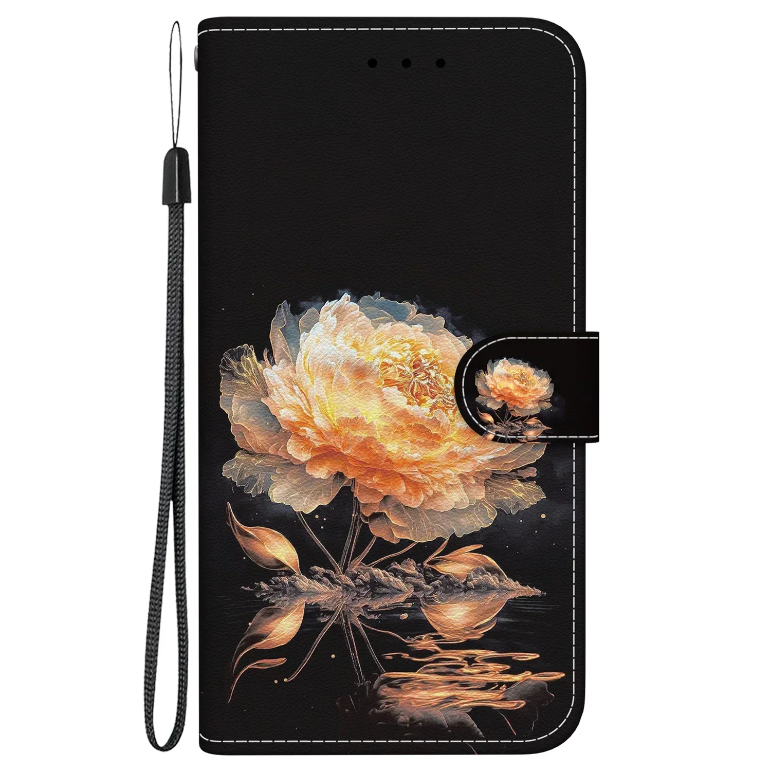 Sunjolly Artistic Flip Wallet Phone Case Cover