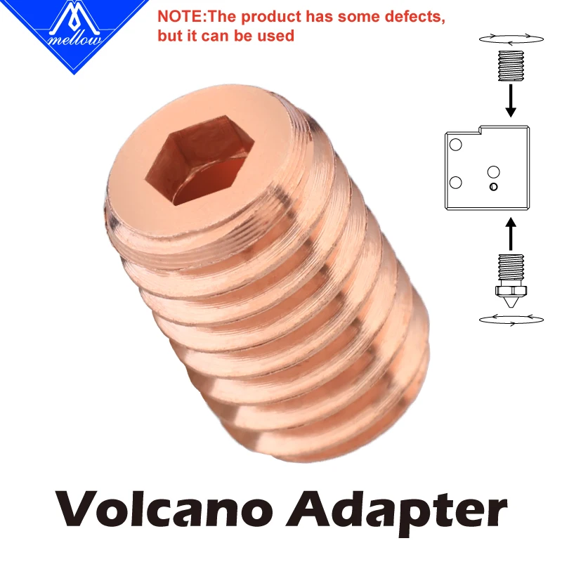 Дефектные адаптеры Volcano для нагревательного блока установки в сопло V6 или ХТ |