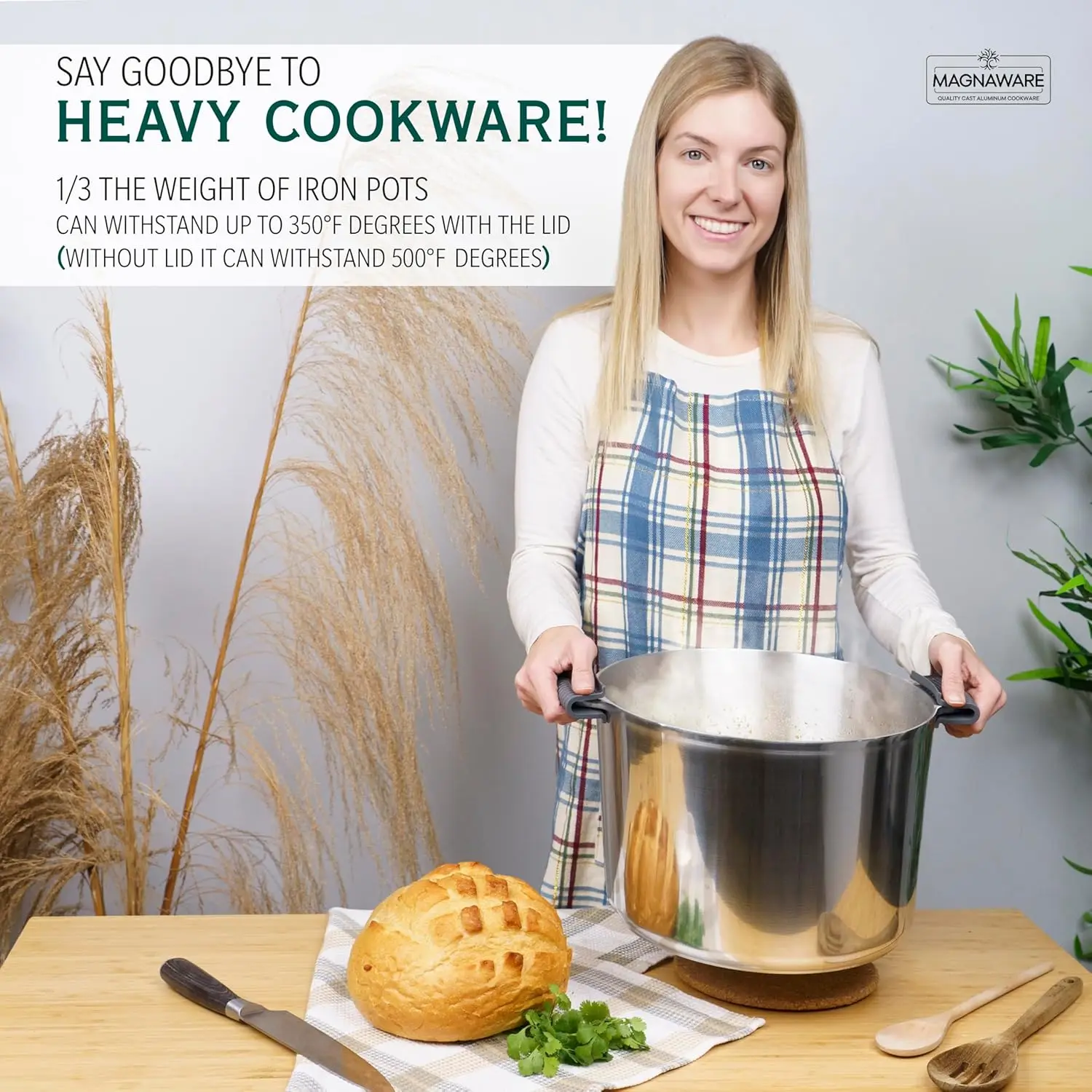 18  Lid - Durable & Lightweight Soup Pot with Even Heat Distribution 6