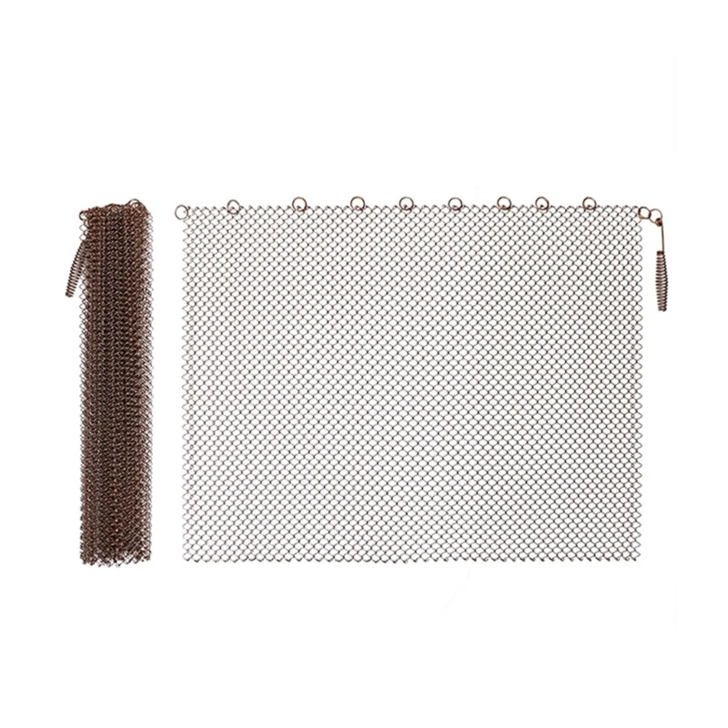 

Fireplaces Guards Curtain Fireplaces Replacement Hanging Mesh Curtain 85AC