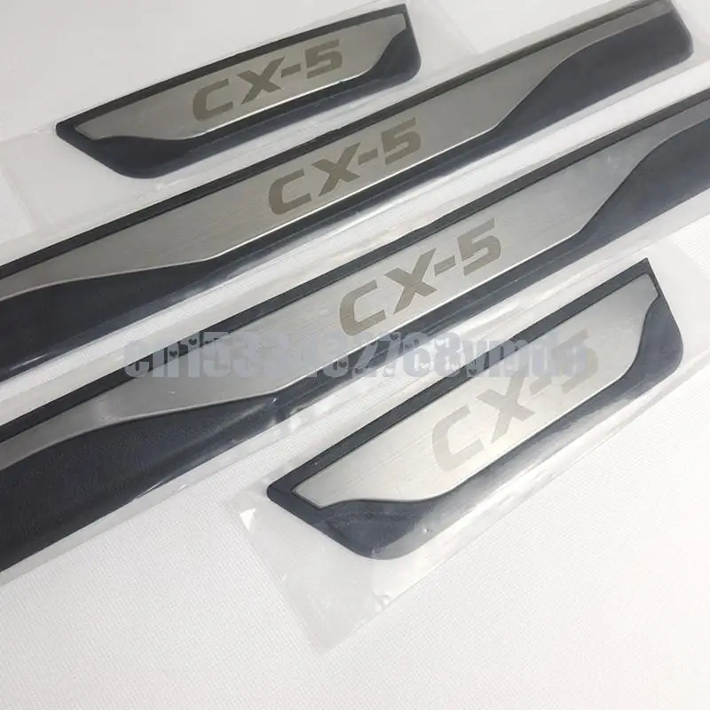 

Подходит для Mazda CX-5 Cx5 KE 2013 2014 2015 2016 Накладка на порог, приветственная педаль, нержавеющая сталь, автомобильный Стайлинг, автомобильные аксессуары
