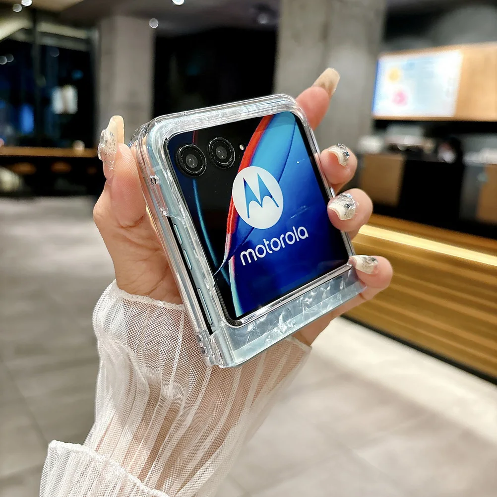 Translucent Shiny Shell Phone Case with Camera Protection
