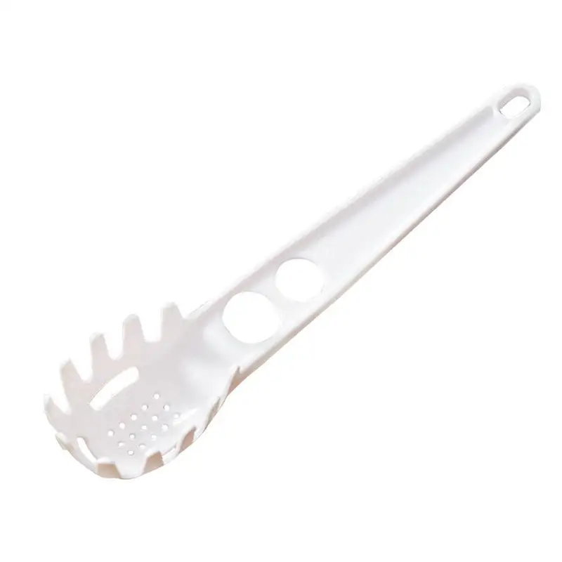 1PC Multifunctional Kitchen Noodle Colander Spoon Heat-resistant Hanging Noodle Filter Boiled Egg Colander And Long Handled Spon