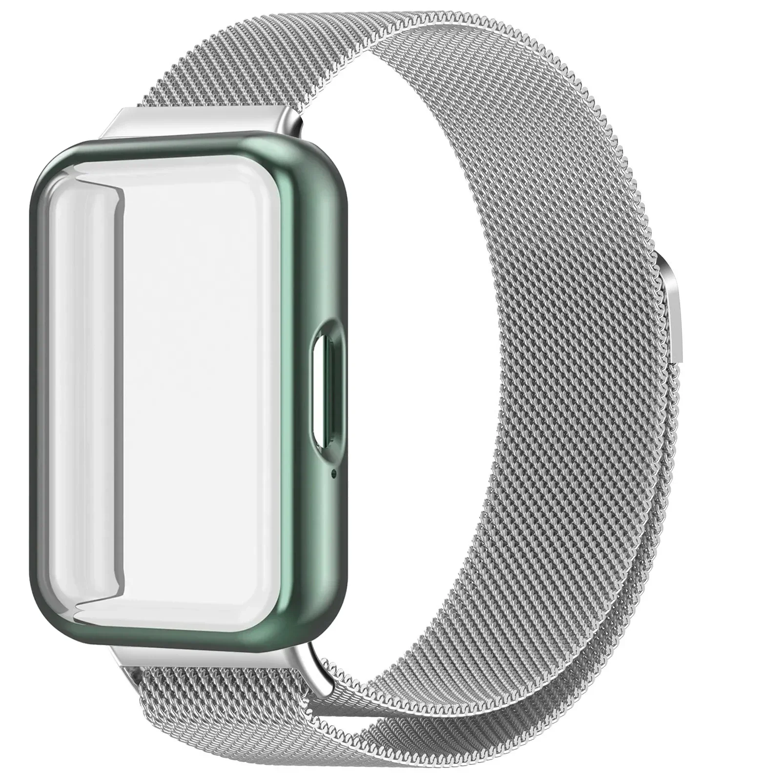 Magnetic Milanese Loop Strap with Screen Protector Cover
