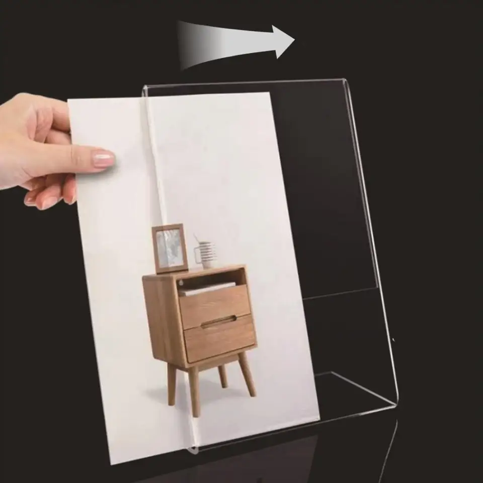 PRETYZOOM 9pcs Acrylic Display Stand Shaped Sign
