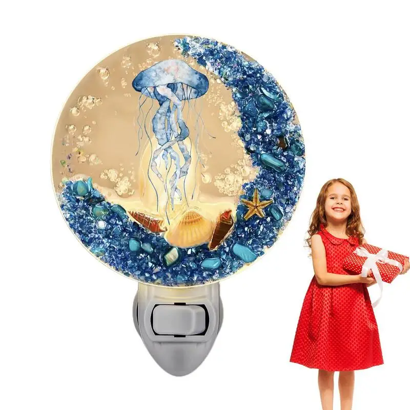 

Plug In Ocean Light Cute Vintage Night Lights Plug Into Wall With Beach Sea Ocean Theme Starfish Seashell Animal Night Light