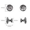 1Pair 1/12 Scale Miniature Door Handles Dollhouse Mini Furniture Retro Door Handle Model DIY Dollhouse Metal Accessories 6