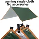 awning single cloth