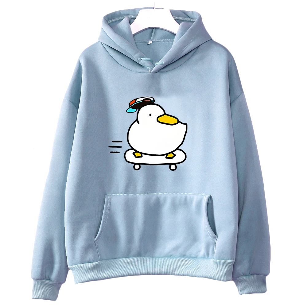 Anime Hololive Skater Shuba Duck Hoodies Aesthetic Clothes Funny Women Autumn winter Sweatshirt Kawaii Hoodie Harajuku Sudaderas