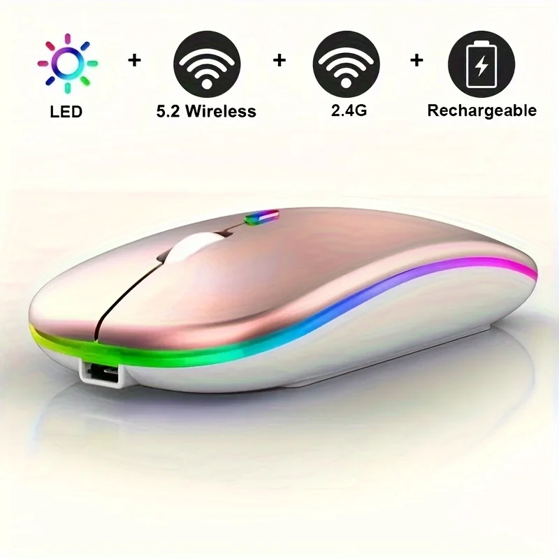 Sleek Rechargeable Wireless Bluetooth Mouse