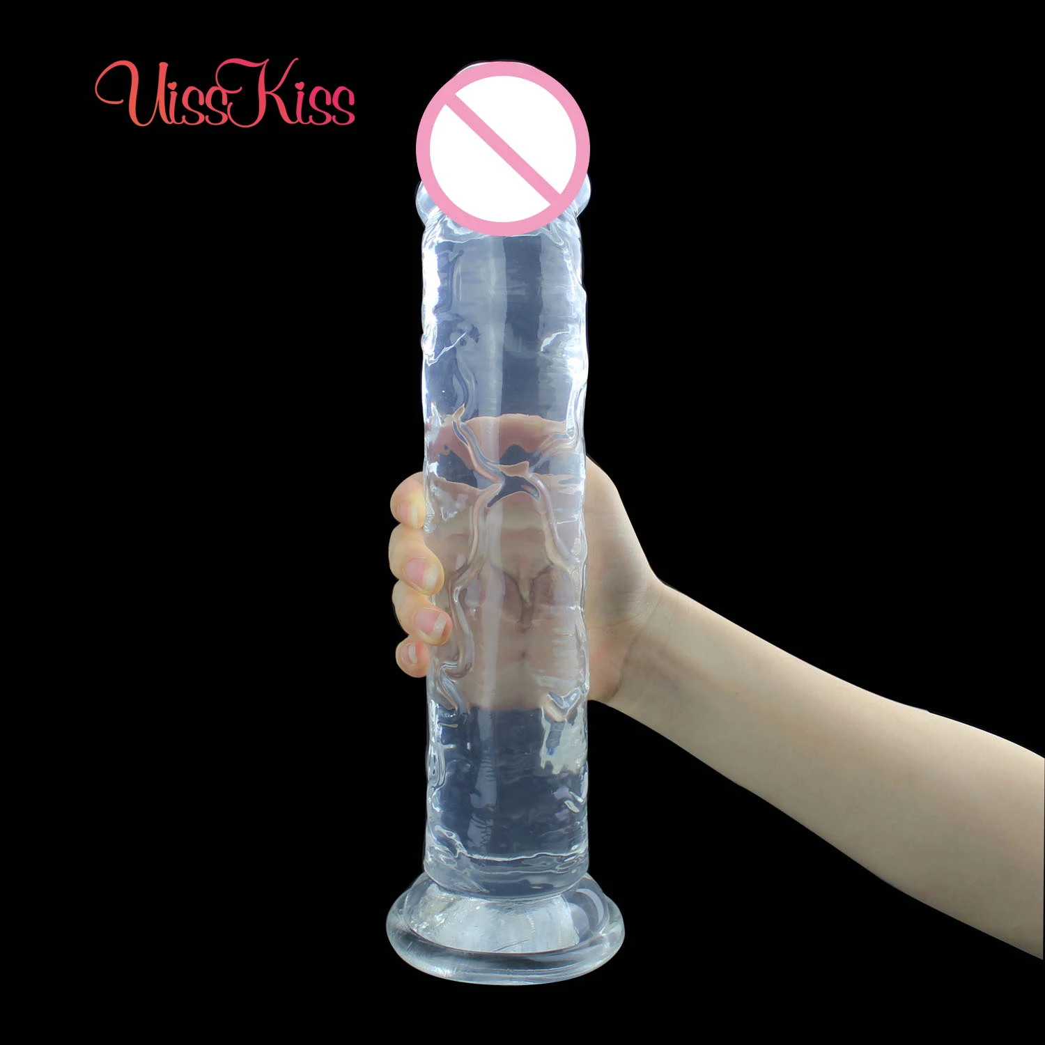 11.8 Inch XXXL Insertable Soft Transparent Thick Dildo with Suction Cup Penis Anal Sex Toy Huge Dick for Women Lesbain Gay