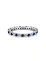 Silver Blue White