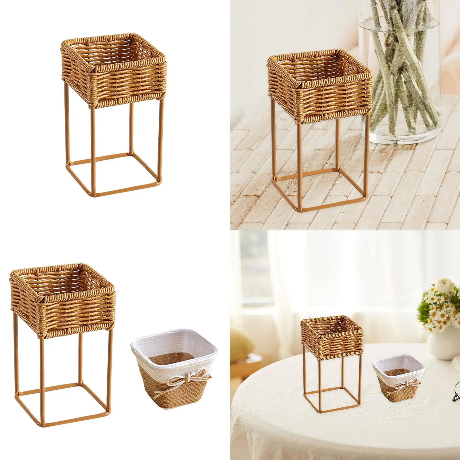 Plant Stand Potted Stand Home Decor Heavy Duty Shelf Planter Holder for Outdoor Plants Flowerbed Bedroom Living Room Patio
