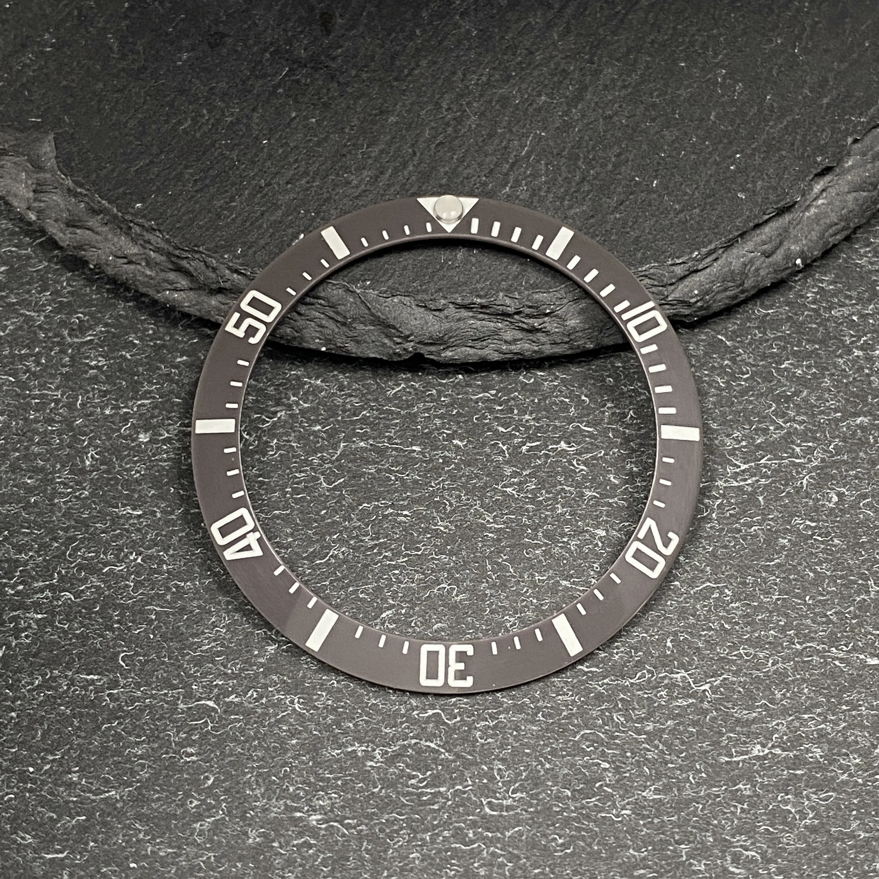 Premium 38*30.6MM Ceramic/Aluminum Watch Bezel Insert