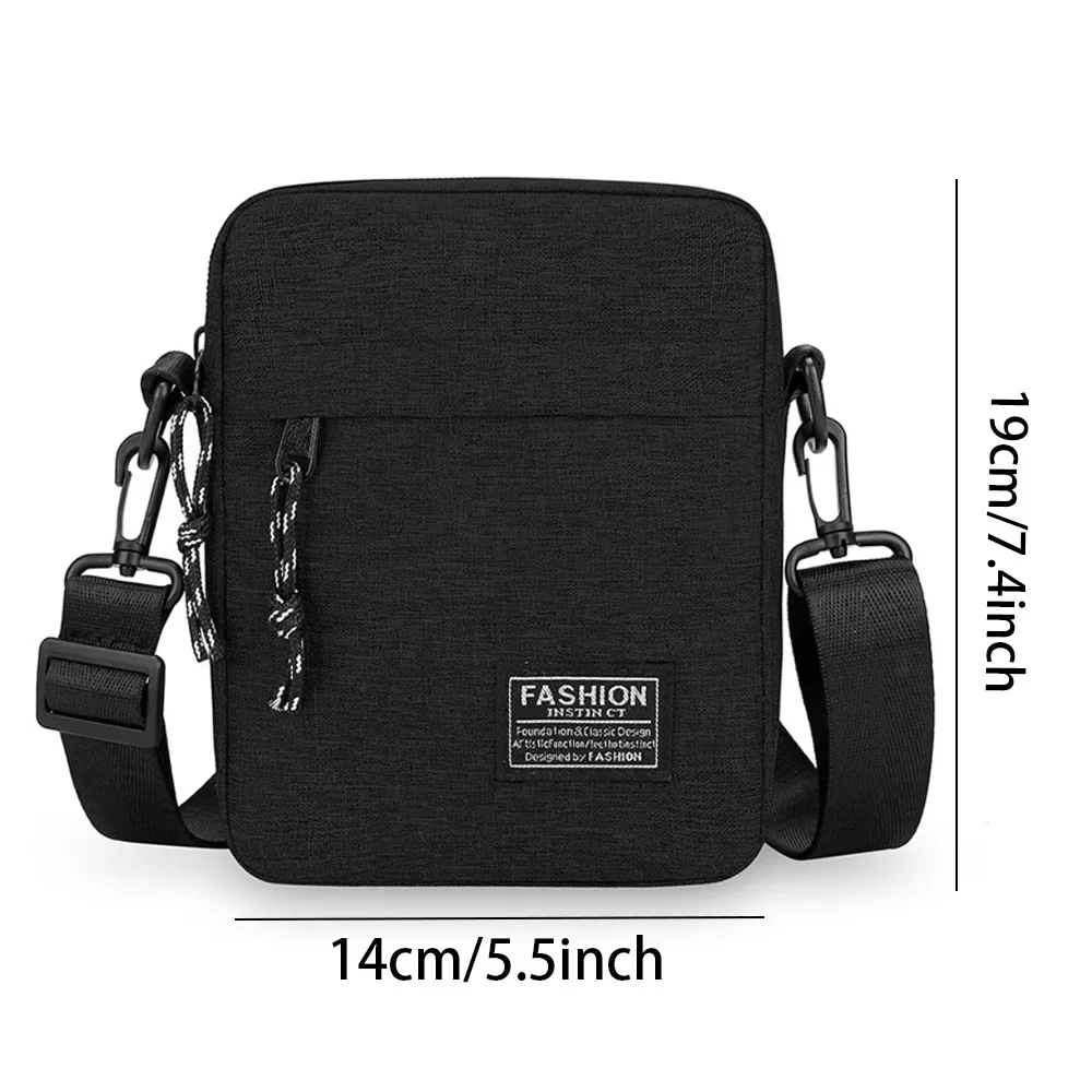 Men's Satchel Women's Bag Fashion Oxford Cloth Casual Diagonal Crossover Hand Machine Small Square Bag Handbags Luggage Bags