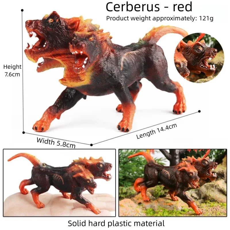 Majestic Mythical Creatures PVC Figurine Collection - Fire Phoenix & Griffin
