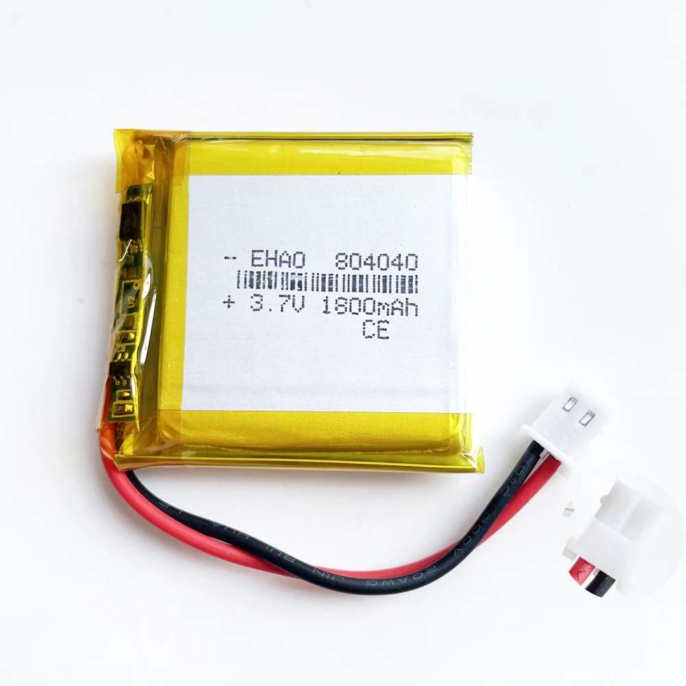 Bateria Lipo Recarregável 3.7v 1800m 804040 Mais mx 5264 Pinos de 25 mm Gps Videogame Dvd E-books Remotos Tablet pc 10 Pcs - Image 2