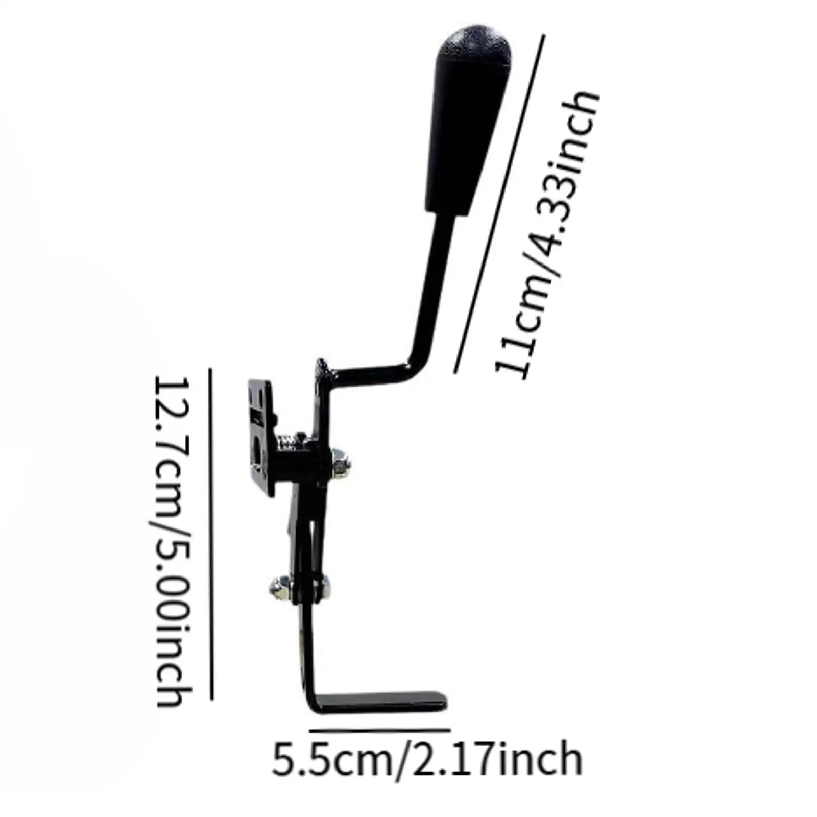 Wheelchair Brake Side Mount Sturdy Easy to Install Universal Left & Right Short Handle for Elderly Adults Fits Most Wheelchairs