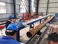 Round Steel Pipe CNC Plasma Cutting Machine 1