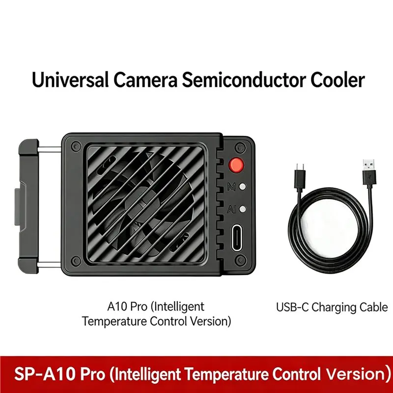 ABVO-For Sony Canon Nikon Fuji Compatible Semiconductor Camera Cooler Cooling Fan Radiator Heat Sink For Live Streaming,Cameras