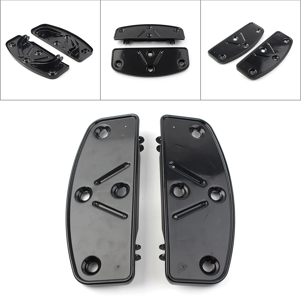 

Motorcycle Front Rider Floorboards Floor Foot Boards Bottom For Harley Touring Softail FL 1986-2017 & Road King FLD 2012-2016