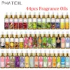 PHATOIL 44pcs/Set 10ml Perfume Fragrance Oil with Dropper Coffee Orange Peach Marigold Coconut  Sea Breeze Palmarosa Fresh Linen