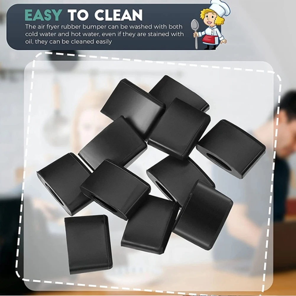 B59B-20PCS Air Fryer Pieces Non-Scratch Protective Covers For Airfryer Grill Pan Kitchen Cooking