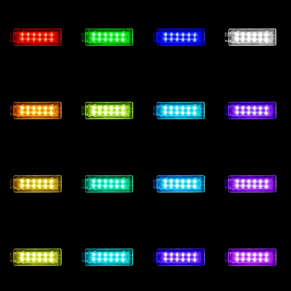 2Pcs RGB LED ���� �� �� �� ���� �� ���Ϲ� Ʈ��ũ ���� BMW F20 F21 F30 F31 F34 F32 F10 F11 F07 F15 E84 X1 X4 X5 X6 F26