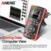 ANENG AOS02 Digital Oscilloscope 48MS/s Sampling Rate 10MHZ Analog Transistor Test Multimeter Bandwidth Support Waveform Storage 4