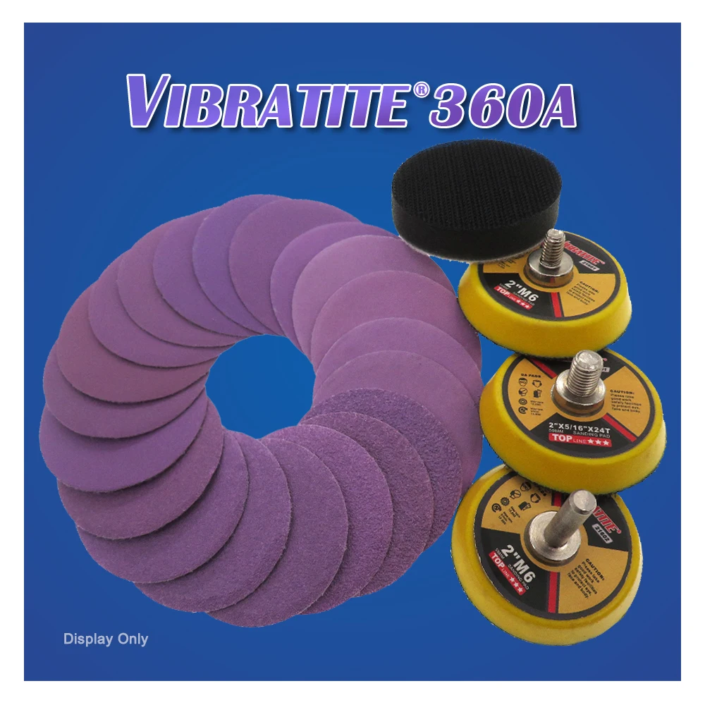 Sanding Disc 50Pcs 2 Inch Sanding Disc Wet Dry 80-10000 Grit Sandpaper 50mm Hook Loop Aluminum Oxide Sandpaper for Drill Grinder Rotary Tools