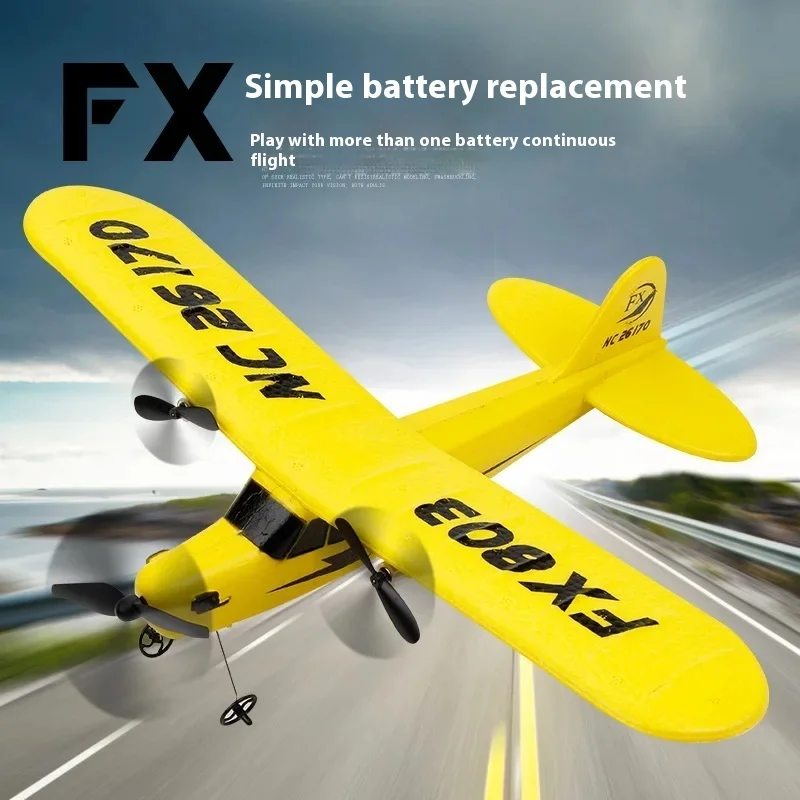 New FX803 remote control aircraft Two channel fixed wing foam remote control glider Children's aircraft model toy aircraft 2