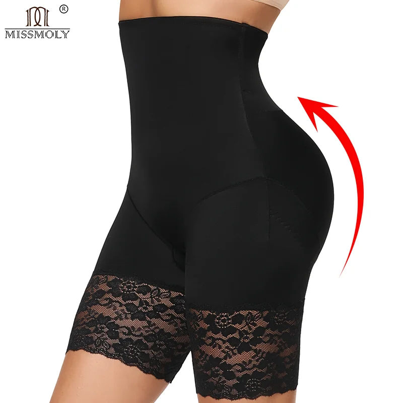 

Women Butt Lifter Shapewear Control Panties MISS MOLY Lace Seamless Tummy Slimming Underwear Shaper Sexy Waist Trainer Lingeries