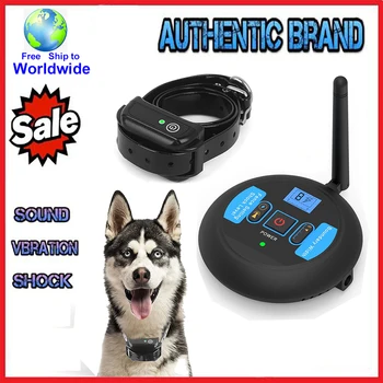 200m Wireless Dog Fence with Rechargeable Collar, IP68 Waterproof, Beep & Shock Training Modes, Electric Pet Containment System 1