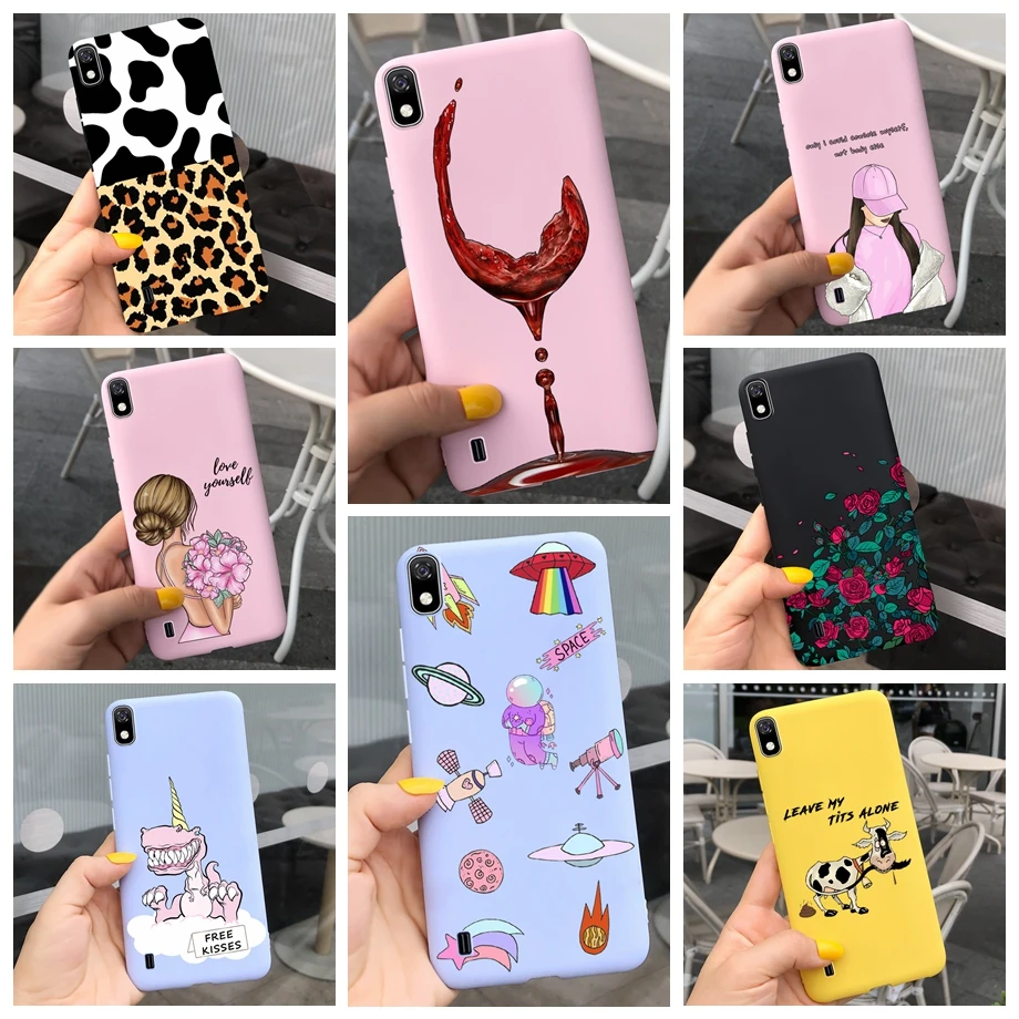 Custodia Di Lusso Per Samsung Galaxy A10 A20 A30 A40 Custodia Dinosaur Cute Astronaut Candy Phone Case Per Samsung A 10 20 30 40 Galaxy