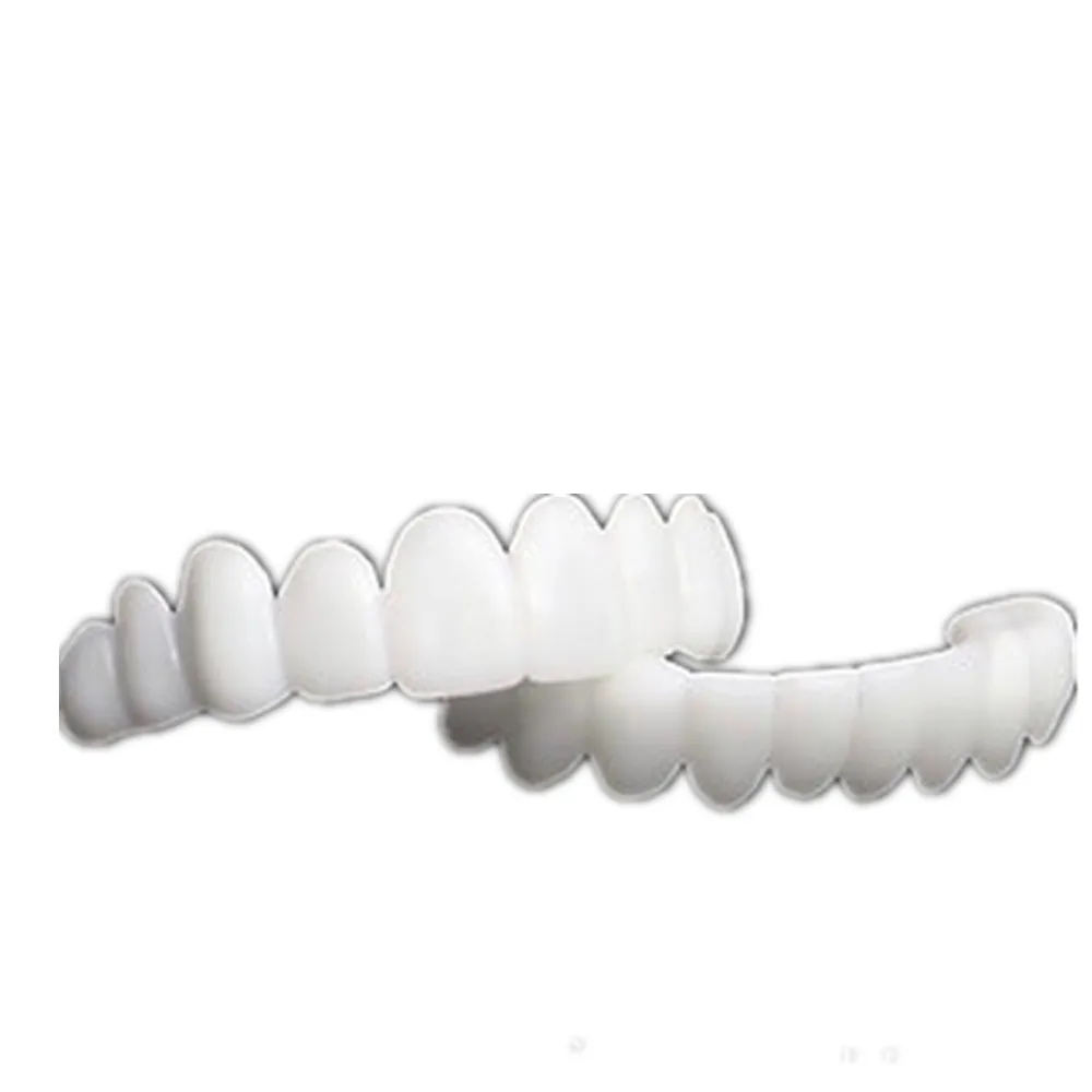 Gel Di Silicone Di Grandi Dimensioni Snap Cosmetico Su Sorriso Perfetto Dentale Falso Denti Finti Copertura Impiallacciature Di Candeggina Protesi Den