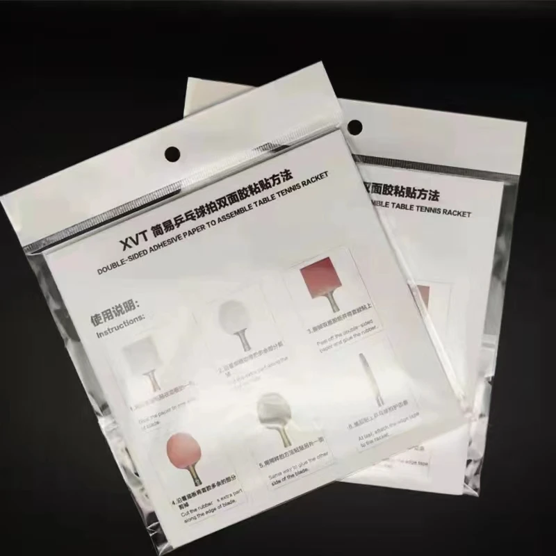 Table Tennis Glue XVT Professional Double-Sided Table Tennis Glue Paper Easy Assemble Glue 20pcs/lot table tennis glue