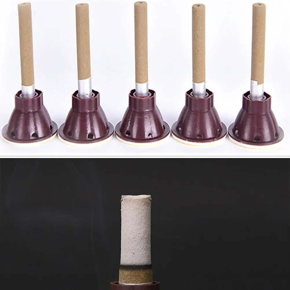 Mini Smokeless Roll Acupuncture Points Device Mugwort Moxibustion Tube Moxa Stick Moxa Candle Massage Tool