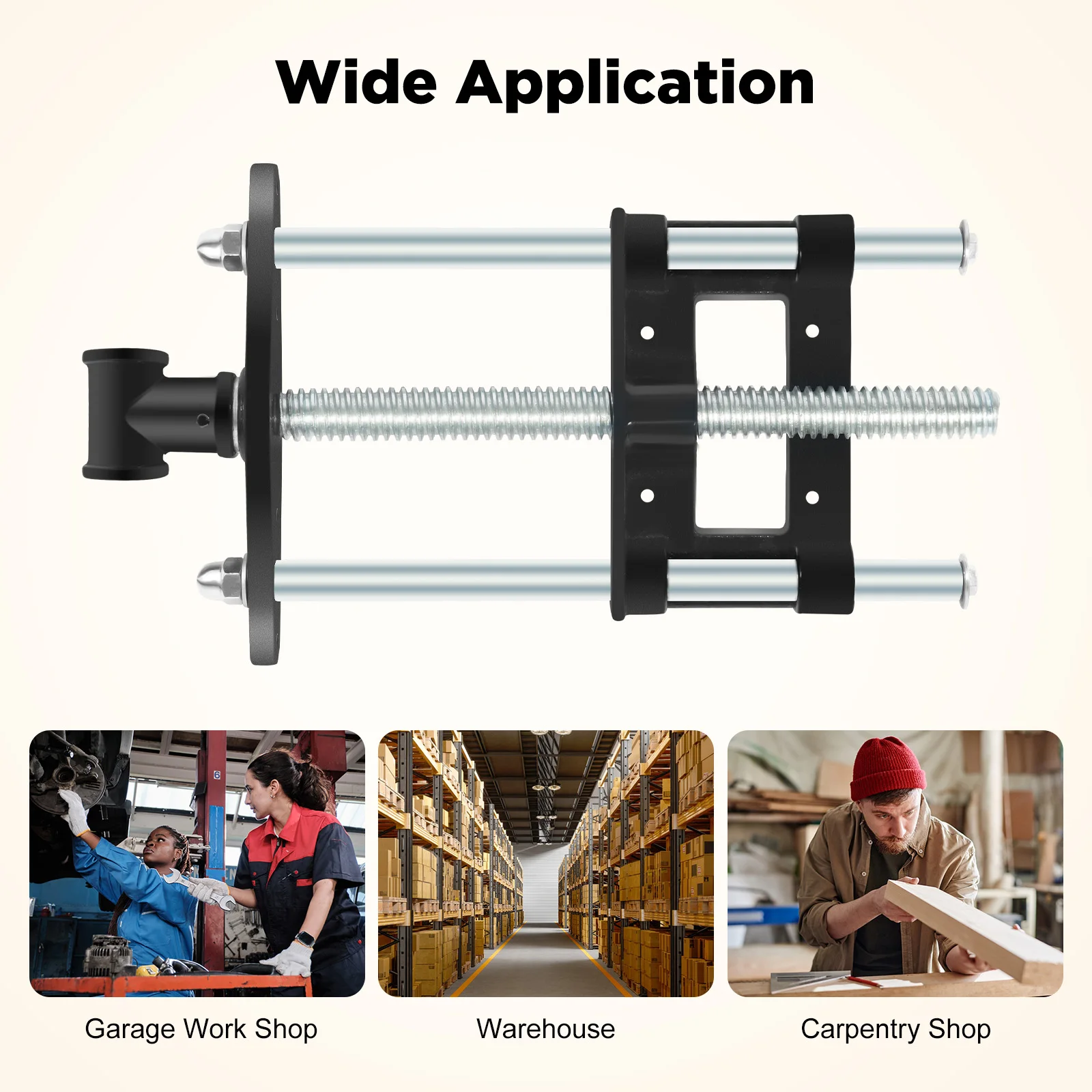 7/10.5 inch Wood Vice for Planing Bench Working Table Clamping Jaws for Workbench Vice for Carpentry Bench Wood