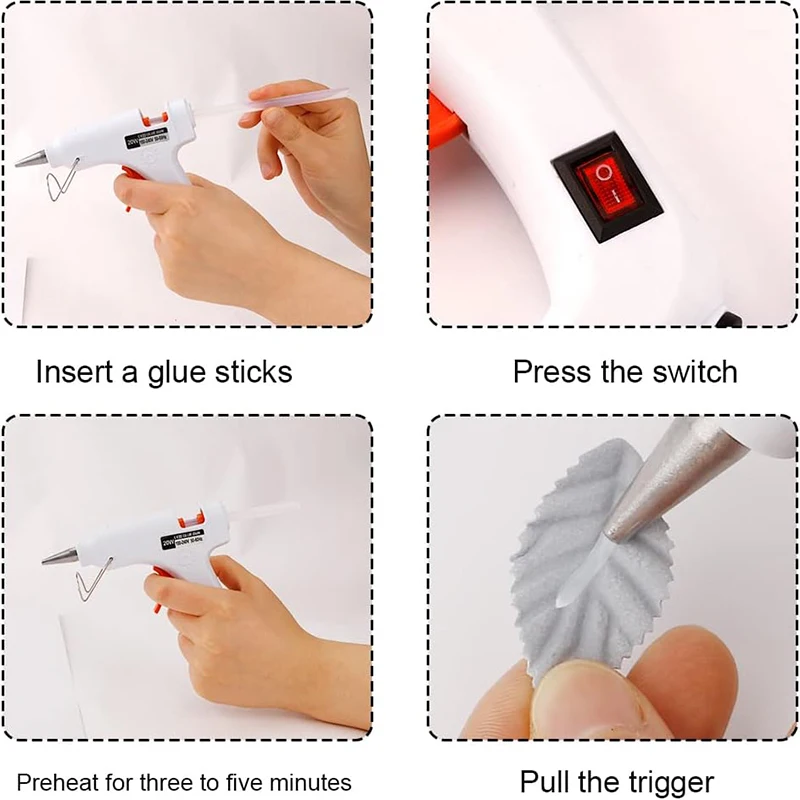 70w Hot Melt Glue Gun 7mm Glue Stick Industrial Mini Guns Thermo Handwork Electric Heat Home DIY Temperature Tools hot melt glue gun hot glue gun