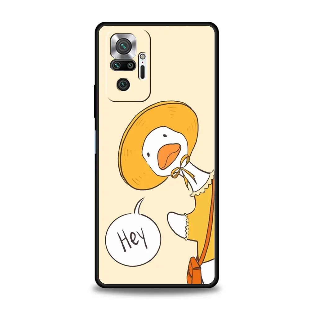 Whimsical Duck Soft TPU Phone Case Cover
