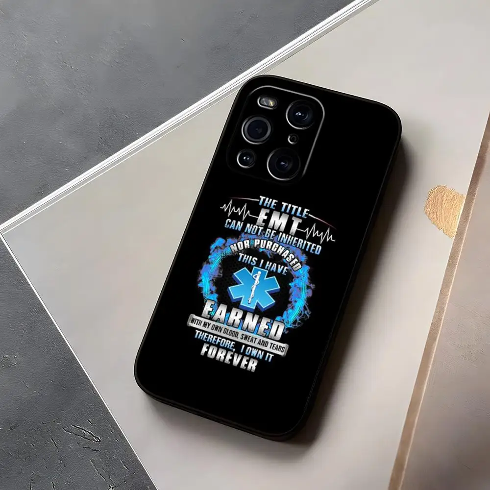 Custodia Per Telefono Di Salvataggio Medico Emt Ems Per Oppo Reno 6 Pro 8 7 X5 A74 A57 A54 A55 Trova X3 Neo One Pro Plus 8 11 6 9 7 Cover