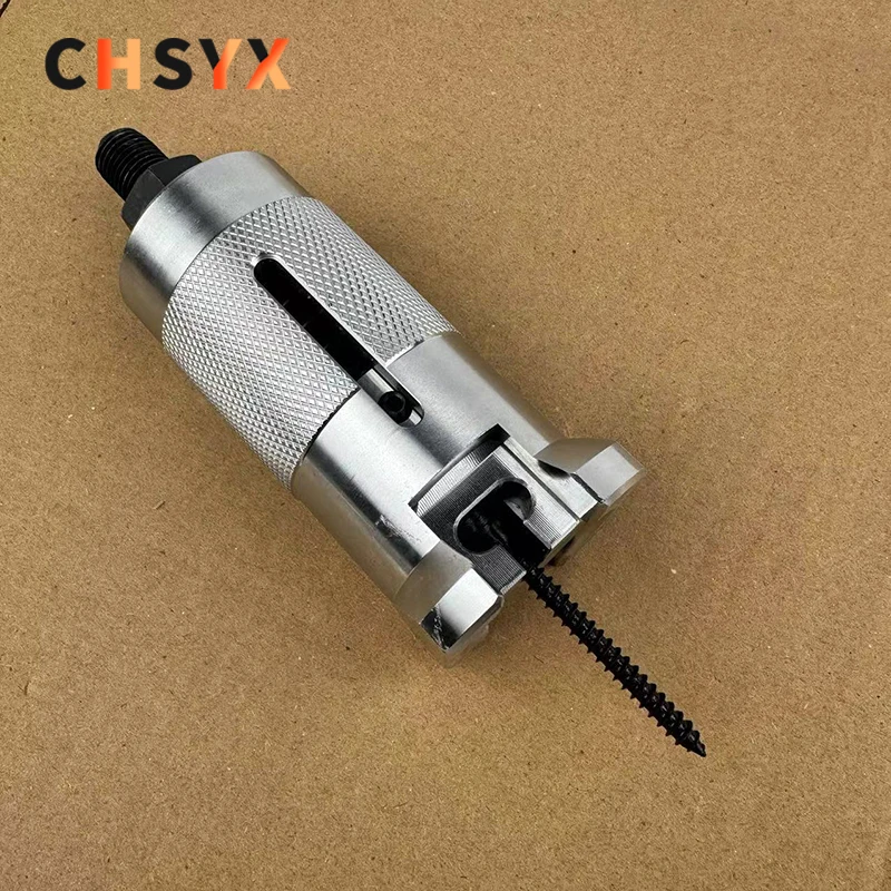 Lock Cylinder Puller Nail Puller Tool and Cylinder Screws Extractor Set Remover Tool Drill Bit Tools 10pcs