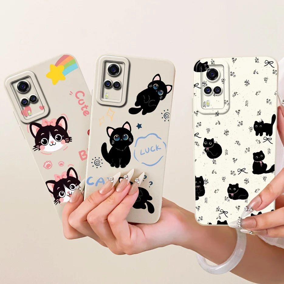 Cool Cat Cartoon Soft TPU Phone Case Cover
