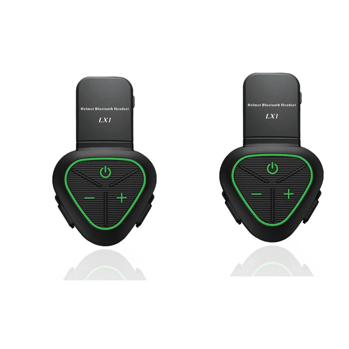 

2X LX1 Motorcycle Summer Helmet Special Bluetooth Headset Portable CVC Smart Noise Cancelling Takeaway Headset Green