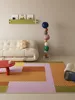 Green Checkerboard Living Room Carpet Modern Simple Large Area Bedroom Rug Creative Geometric Sofa Coffee Table Floor Mats Tapis 2